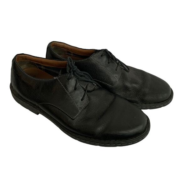 15M Clarks Men\'s Stratton Way 02520 Plus Black Leather Office Oxfords Shoes main image 7